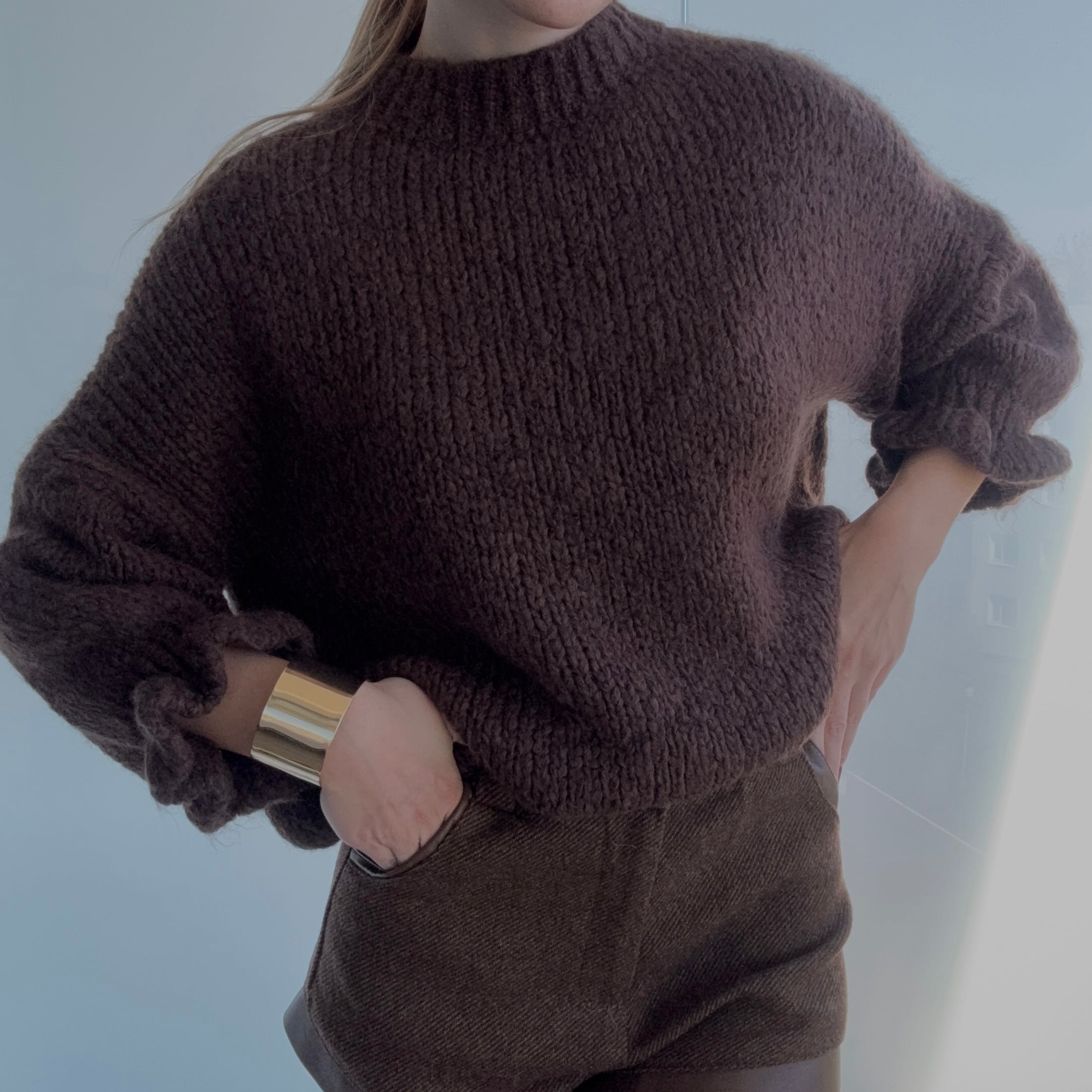 Sweter Brown Elegance